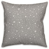 Monogram A Space Doodle 16x16 Spun Poly Pillow