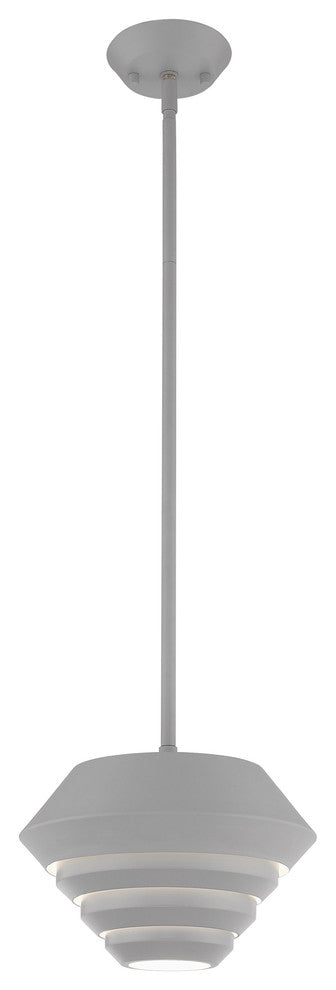 Livex Lighting Nordic Gray 1-Light Mini Pendant