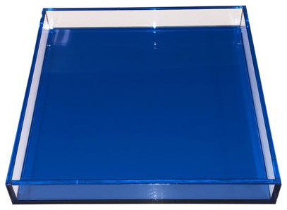 Square Tray, Blue