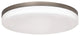 Oscar 19" Flush Mount, Satin Nickel