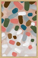 "Paint Marks" Framed Painting Print, 12"x18"