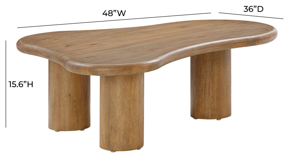 Gotham Coffee Table, Cognac