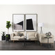 Micra 9.1Lx2.6Wx10.9H Matte Black Metal Decorative Object on a Stand