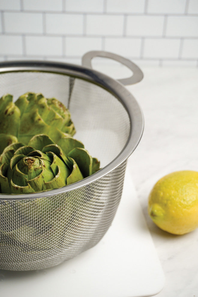 Mesh Basket Wide Rim Large