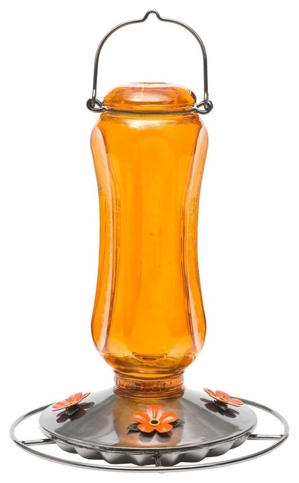 Perky Pet Carnival Glass Vintage Oriole Feeder, 18 oz.