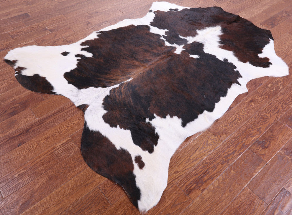 6' 10" X 5' 10" Natural Cowhide Rug C1655
