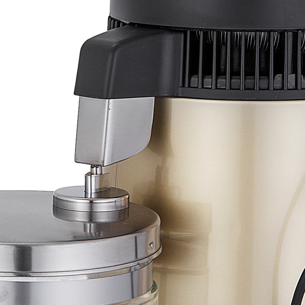 4L Water Distiller Stainless Steel Water Purifier Filter Glass Jar Kitch Medic, Champagne