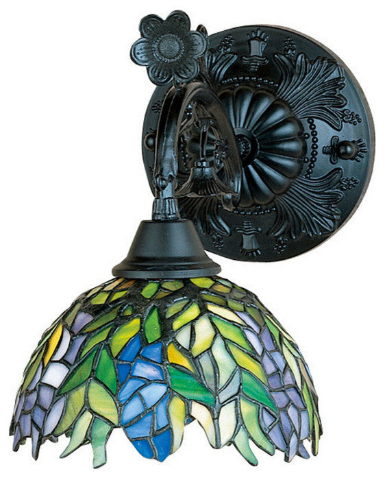 Meyda lighting 27387 8"W Tiffany Honey Locust Wall Sconce