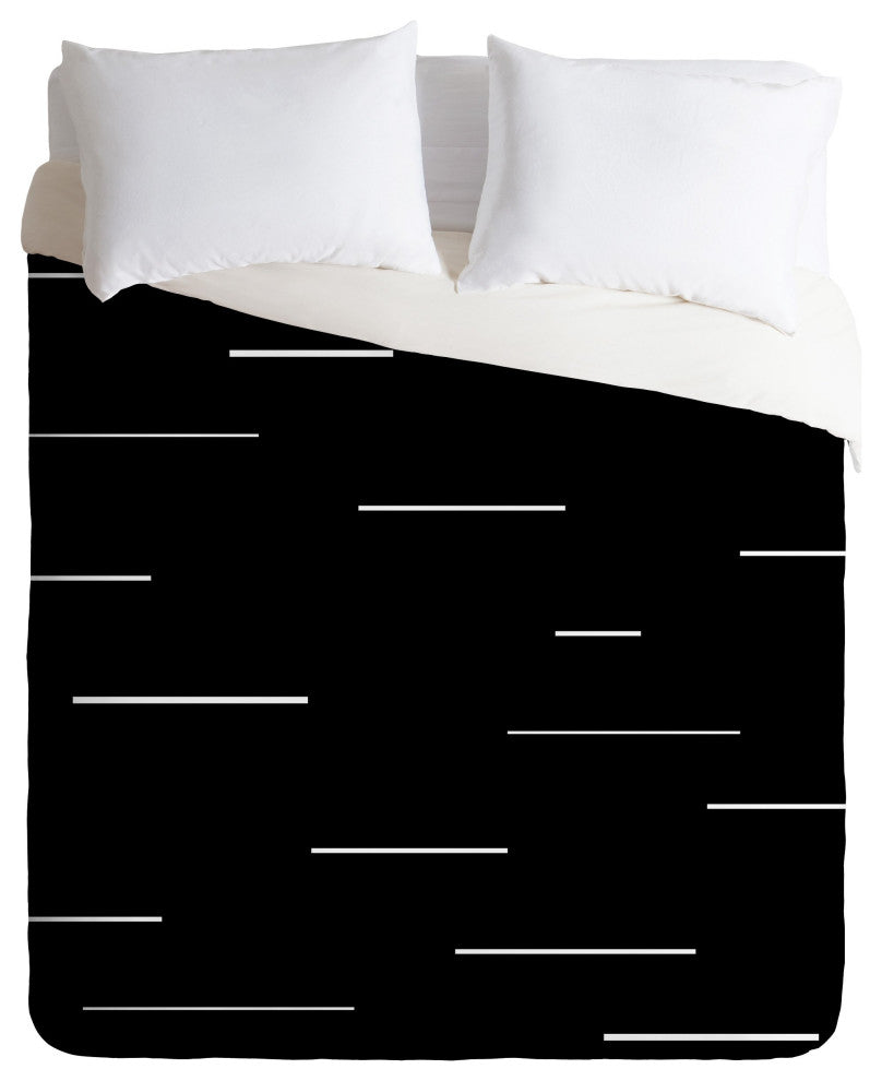Kelly Haines Modern Lines V2 Duvet Cover Set, Queen