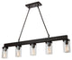 Menlo Park 5-Light Oil Rubbed Bronze Island