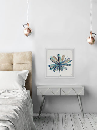 "Wild Daisy" Framed Painting Print, 12"x12"
