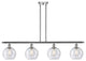 Innovations Lighting 516-4I-PC-G124-8-LED Athens 4 Light 48" Island Light
