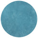6' Highlighter Blue Round Indoor Shag Rug