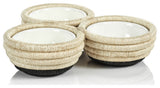 Matera Coiled Abaca 3, Section Condiment Bowl