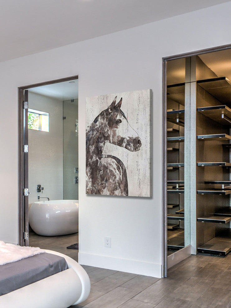 Marmont Hill, "Rocky Horse" by Irena Orlov Painting on Wrapped Canvas, 16x24