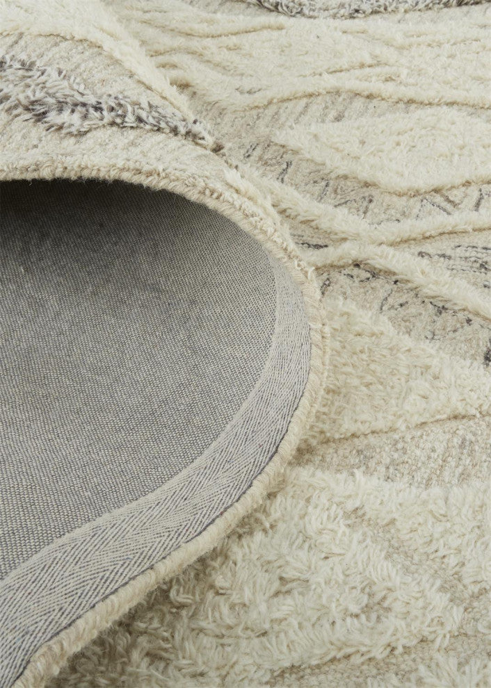Weave & Wander Elika Gray 8'x10' Hand Tufted Area Rug