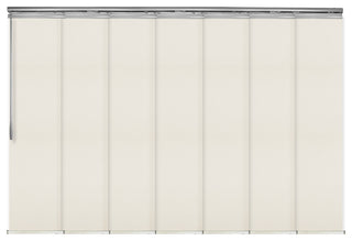 Elza 7-Panel Track Extendable Vertical Blinds 110-153"W