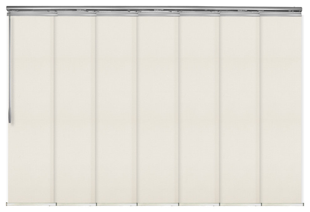 Elza 7-Panel Track Extendable Vertical Blinds 110-153"W