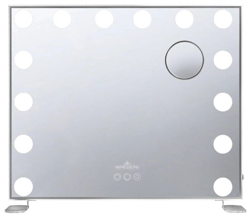 Hollywood Tri Tone Plus Makeup Mirror, Silver