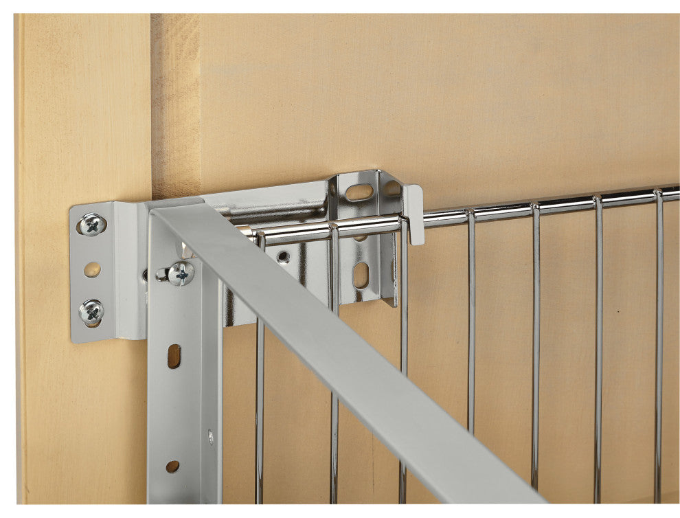 Door Mount Extender brackets for Rev-A-Shelf 5349 Series Trash/Waste Containers