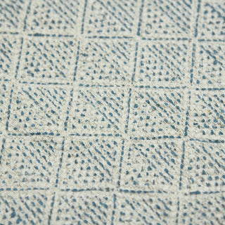 DUNE Estra Area Rug, Blue, 5' x 7'6", Bordered