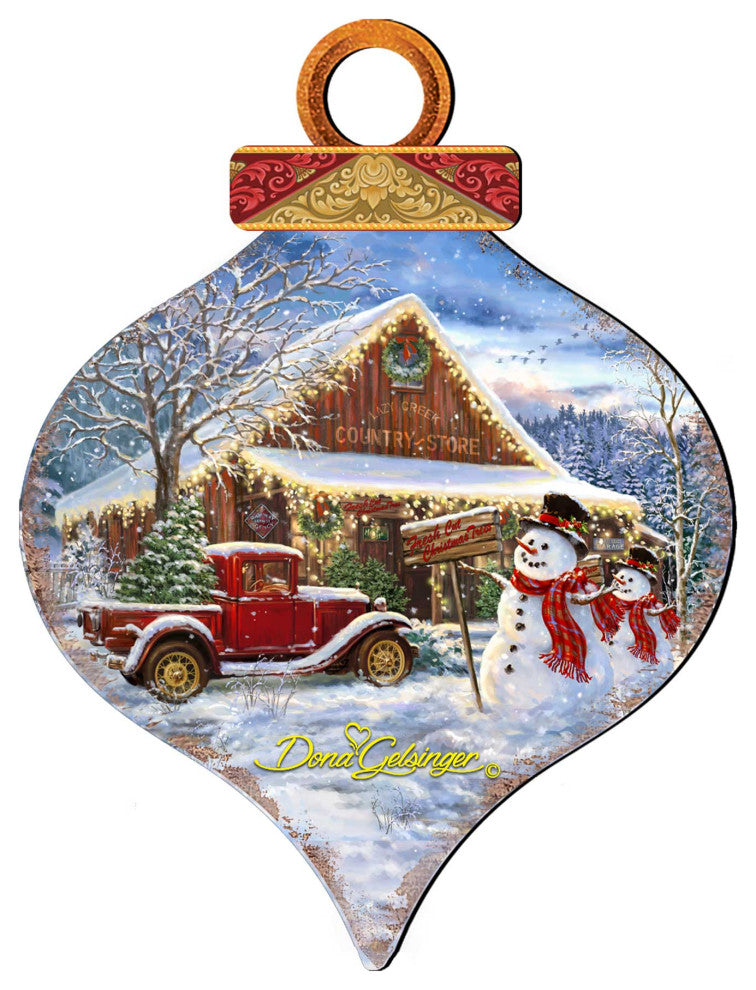 Christmas Kittens Ornament Drop