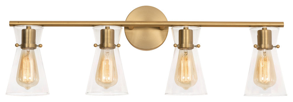 Amanda 33" Vanity, Satin Brass