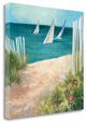 "Regatta II Square" By Julia Purinton, Giclee Print on Gallery Wrap Canvas