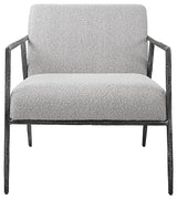 Uttermost Brisbane Light Gray Accent Chair