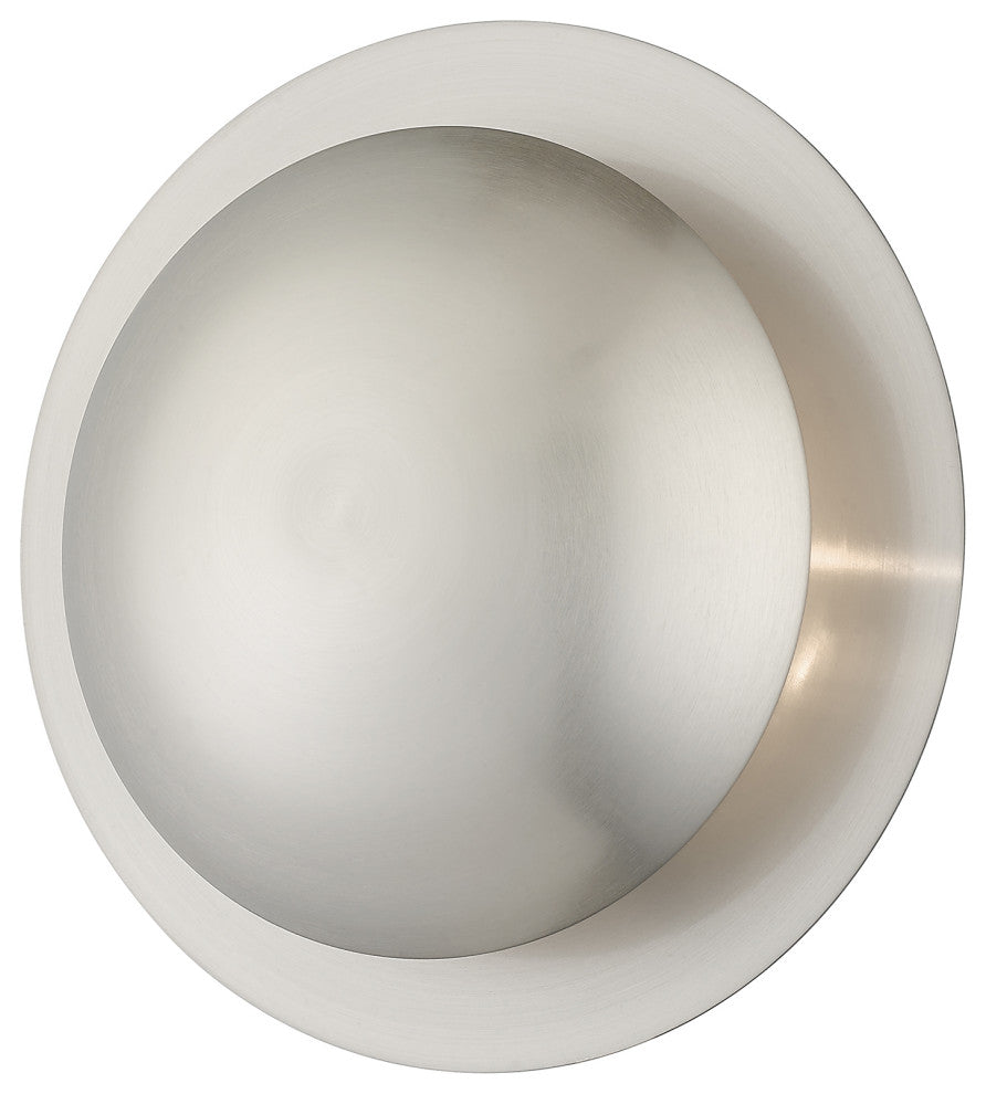 Livex Lighting Ventura 2-Light Brushed Nickel Medium Semi-Flush/Wall Sconce