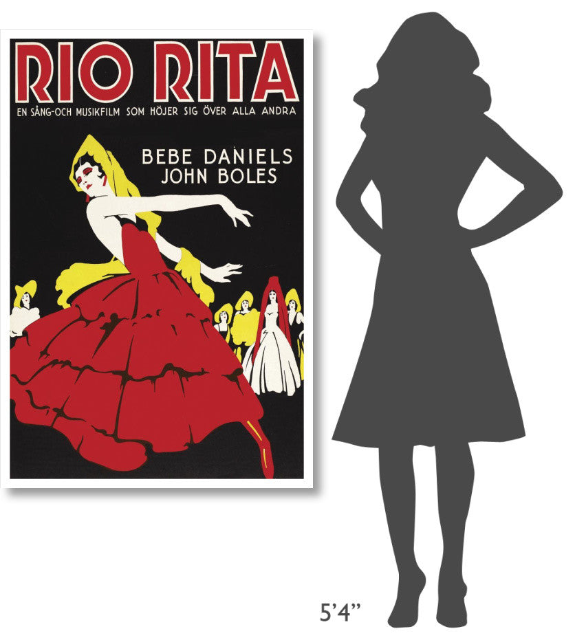 "Vintage Film Posters: Rio Rita" Digital Paper Print, 34"x50"