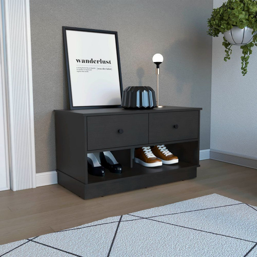 Uranus Storage Bench, Black