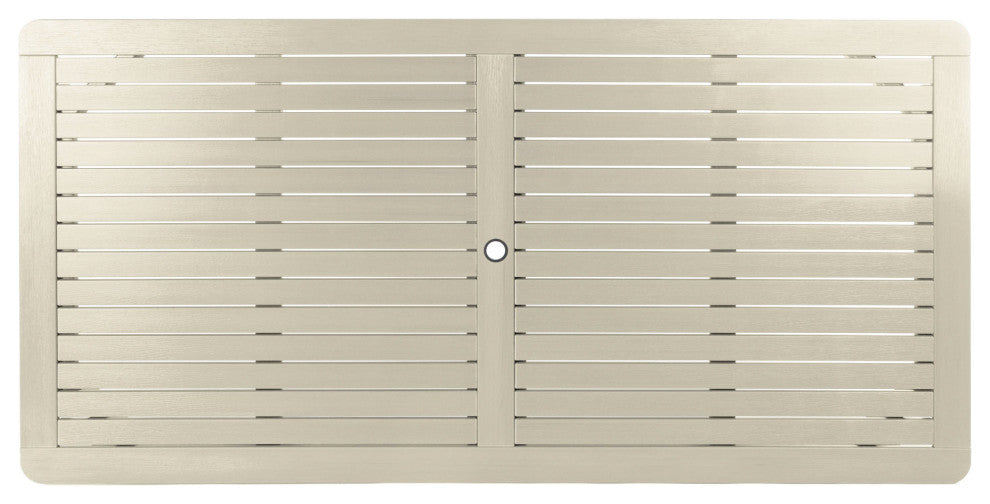 Rectangular 42x84 Counter Table, Weathered Acorn, Whitewash