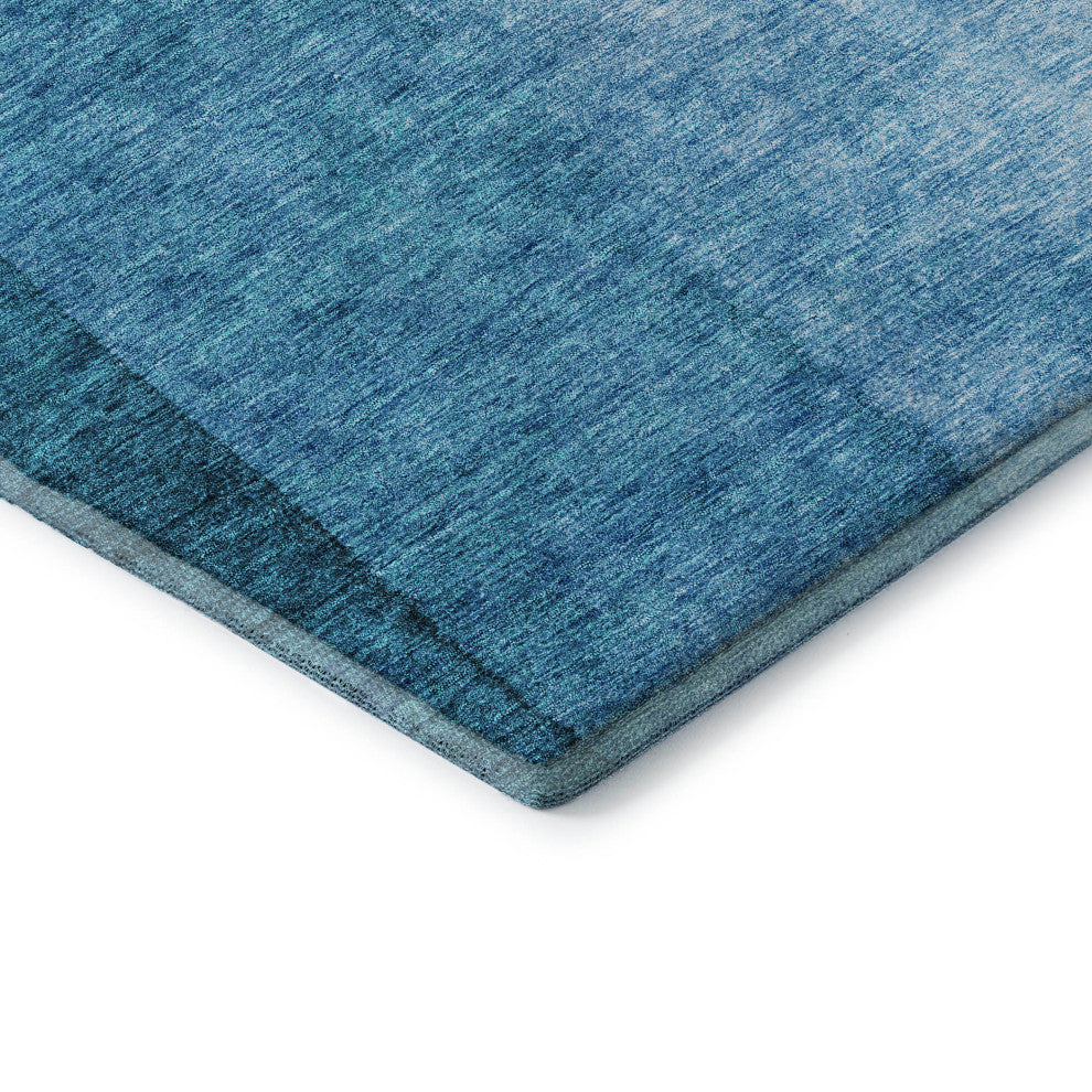 Premium Machine Washable Mayfield AMF625 Teal 9' x 12' Rug