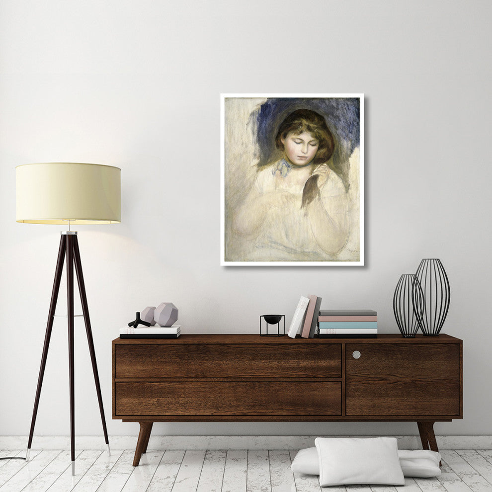 "Head of Gabrielle" Digital Paper Print by Pierre-Auguste Renoir, 35"x42"