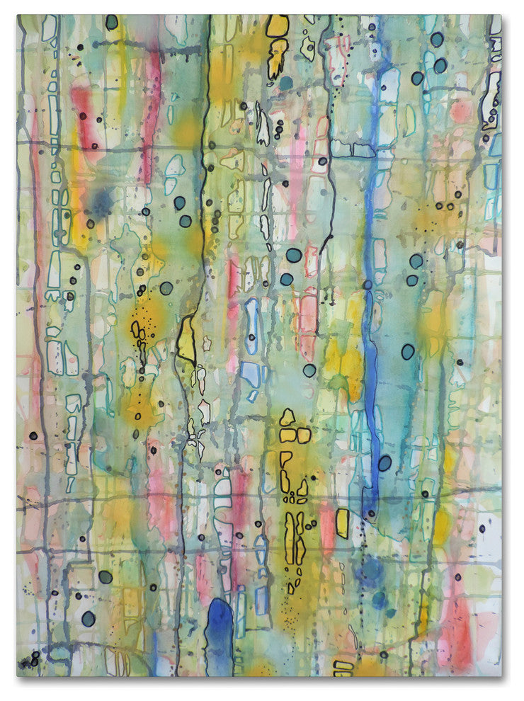 'Air du Temps 1' Canvas Art by Sylvie Demers
