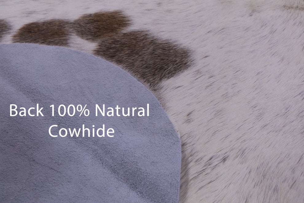 Organic Natural Hair-On Cowhide Area Rug 7' 5" X 5' 11" C1464