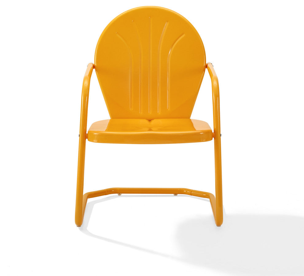 Griffith Metal Chair, Tangerine