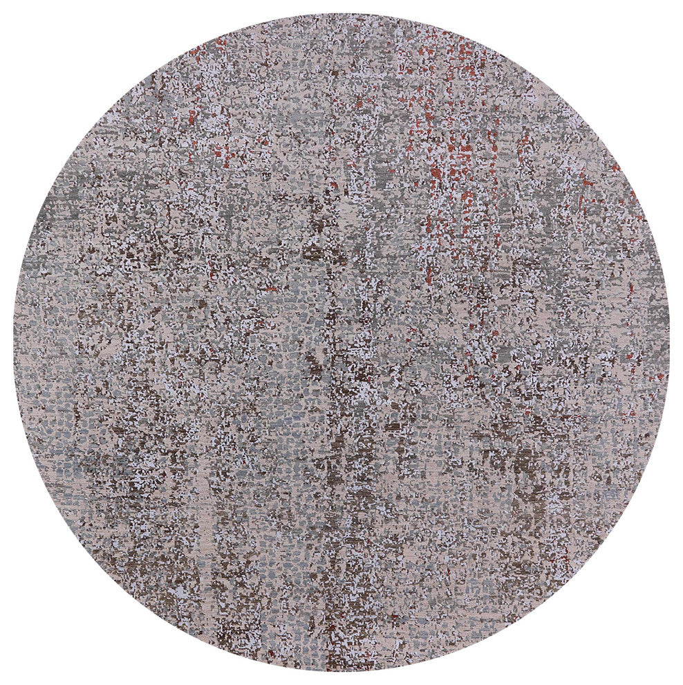 Ahgly Company Indoor Round Mid-Century Modern Area Rugs, 3' Round