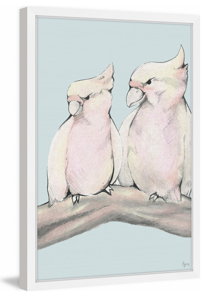 "Ladilafe" Framed Painting Print, 12"x18"