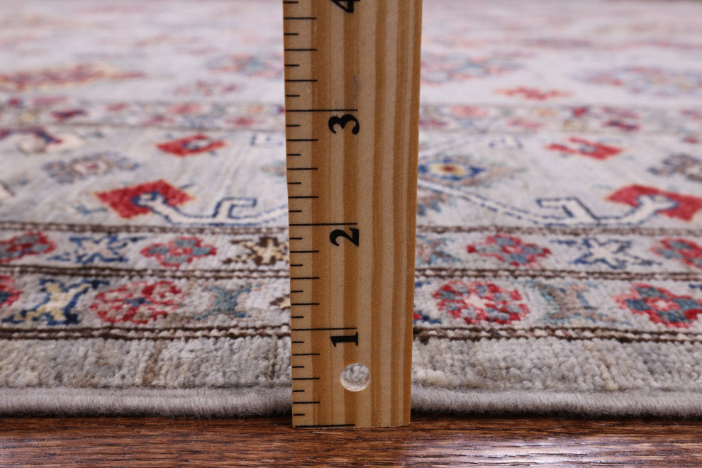 8' 10" X 11' 5" Super Kazak Hand Knotted Wool Rug Q9508
