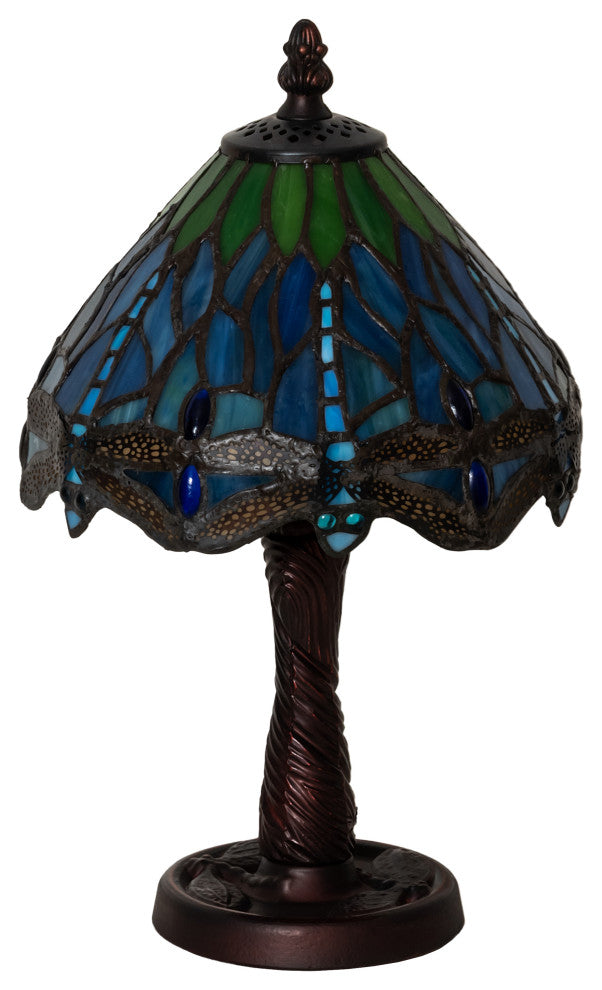 13 High Tiffany Hanginghead Dragonfly Mini Lamp