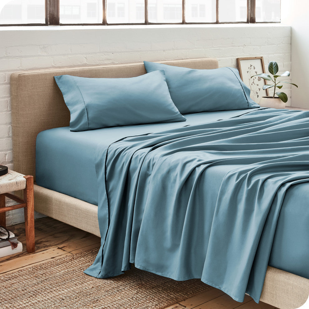 1800 Microfiber Sheet Set, Coronet Blue, Full