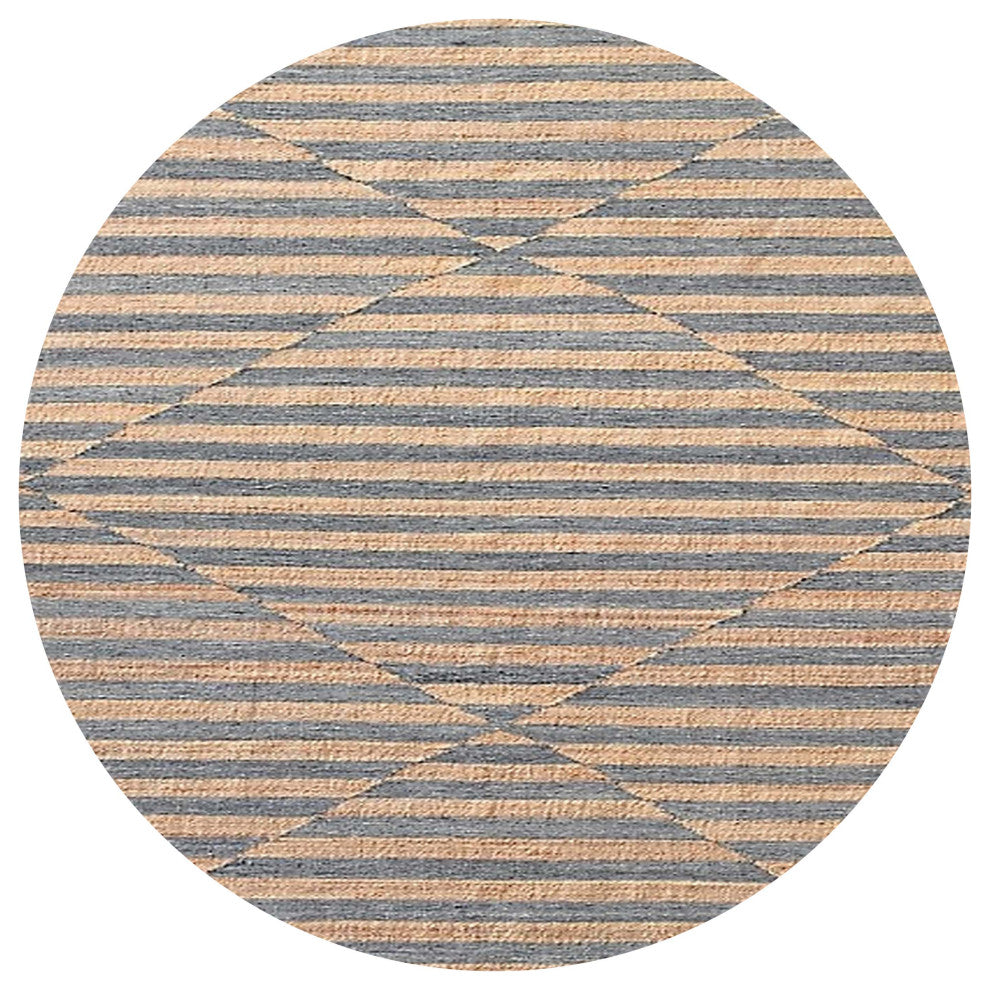 Ahgly Company Indoor Round Mid-Century Modern Area Rugs, 8' Round
