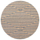 Ahgly Company Indoor Round Mid-Century Modern Area Rugs, 8' Round