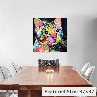 "Catillac New Gallery" by Dean Russo, 18x18x1.5"