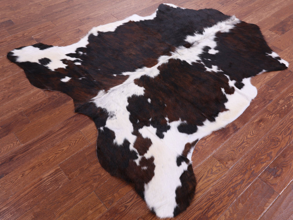 6' 4" X 6' 0" Natural Cowhide Rug C1890