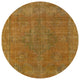Ahgly Company Indoor Round Mid-Century Modern Area Rugs, 4' Round