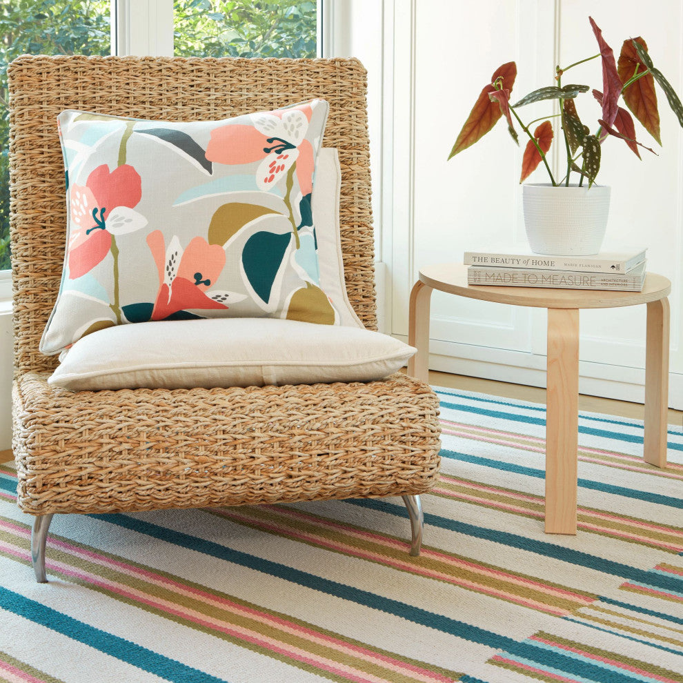 Dash & Albert Everly Multi Handwoven Cotton Rug, Multi, 8' x 10'