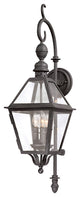 Townsend, Outdoor Wall Lantern, 3 light, Medium, Natural Bronze Finish